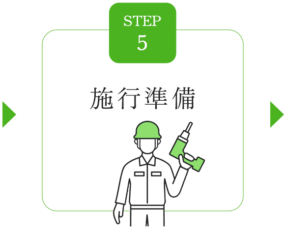 STEP5　施行準備